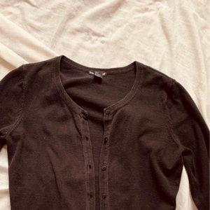 Black H&M Short Cardigan M